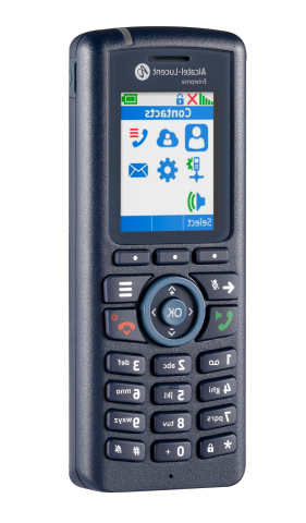 A front view of the 8214 Dect Handset.